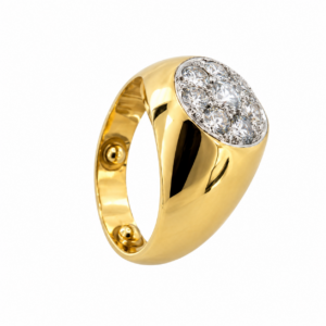 Ring geelgoud diamant