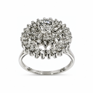 Ring witgoud diamant
